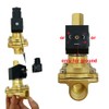 1/2" Brass 12V DC Electric Solenoid Valve Normally Open Air