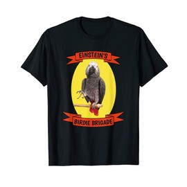 Birdie Brigade African Grey Parrot T-Shirt