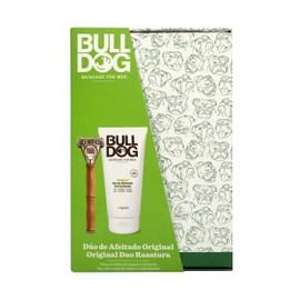 Bulldog Skincare For Men - Confezione Regalo "Shave Duo" - Contiene 1 Rasoio in Bamboo e 1 Gel da Rasatura