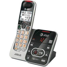 ATT ATCRL32102 DECT 6.0 Big-Button Cordless Phone System with Digital Answering System & Caller ID - ONE YEAR
