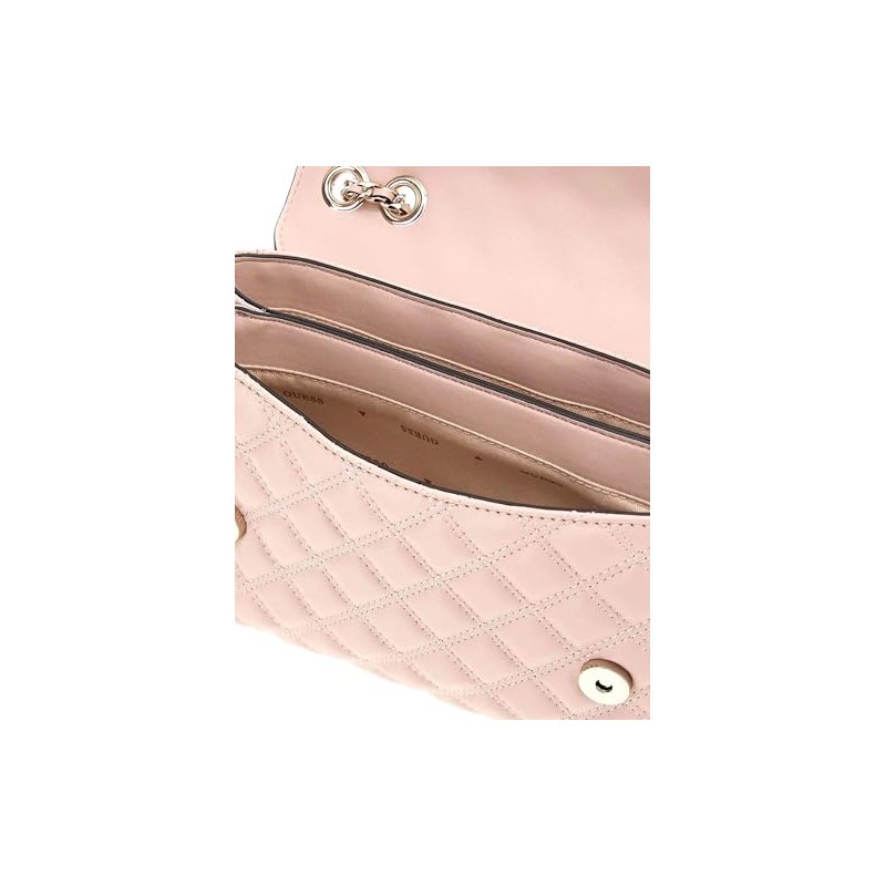 GUESS Giully Two Compartment Convertible Flap Light Beige, light beige