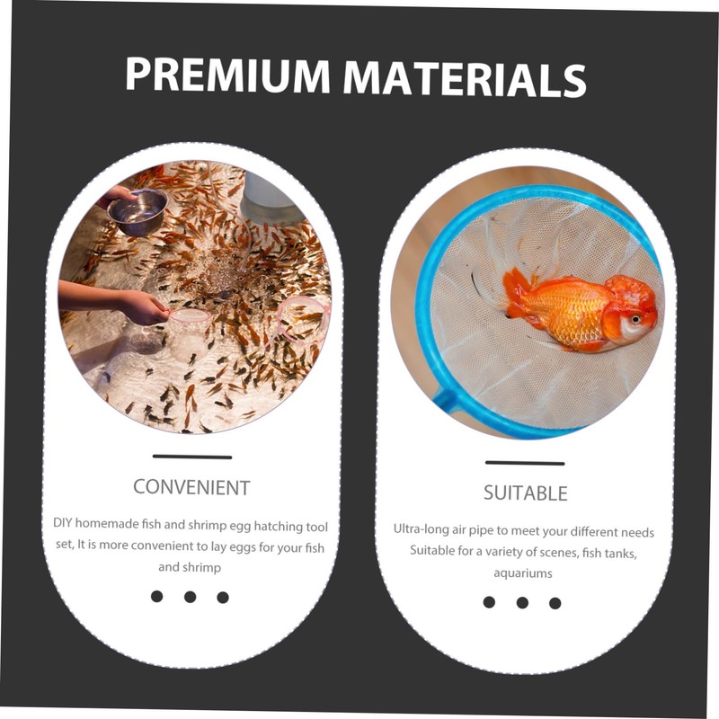 SUPVOX 1Set DIY Shrimp Net Kit with Fish Hatching Sieve