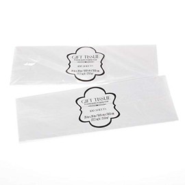 Pack of 200 Sheets Black Duck Brand White Tissue Paper (White Tissue Paper; 200 Sheets)