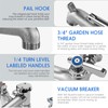 ZKDAUSDO Commercial Mop Sink Faucet Service Sink Faucet with 6-1/2"
