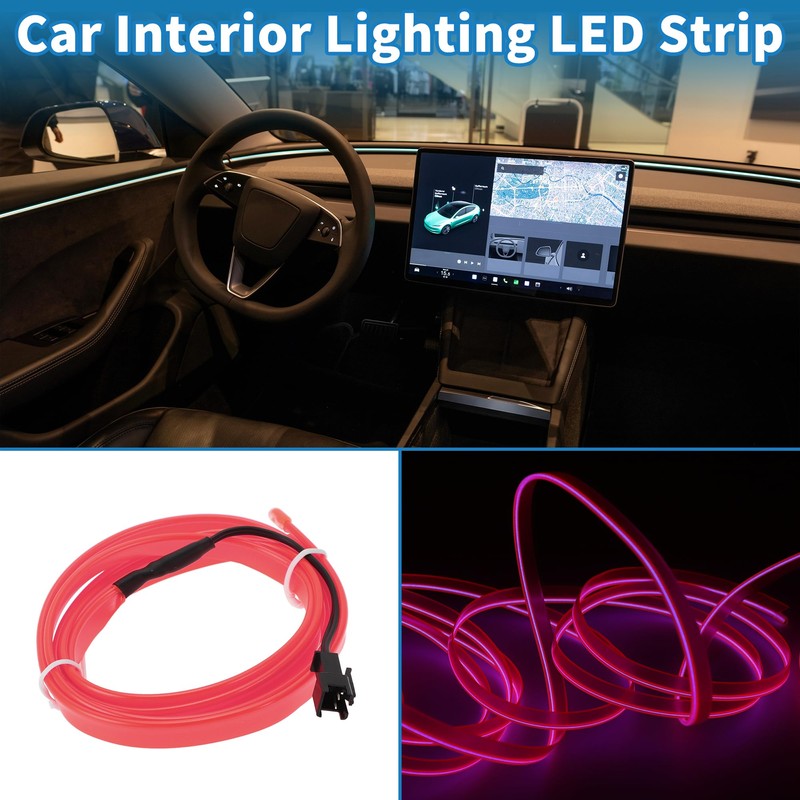 A ABSOPRO 1m EL Wire Cable LED Glow String Light