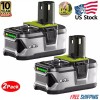 For Ryobi 2pack 8.0Ah For RYOBI P108 18V One Plus