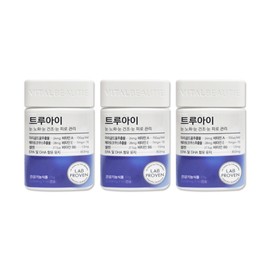 Vital Beauty True Eye 30-day supply, 60 capsules, 3 bottles, renewal lutein omega 3 / 바이탈뷰티 트루아이 30일분 60캡슐 3개 바틀형 리뉴얼 루테인 오메가3
