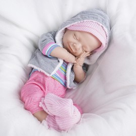 YaLuoQian Silicone Reborn Baby Dolls 1:1 Silicone Smile Doll Realistic Reborn Baby Dolls