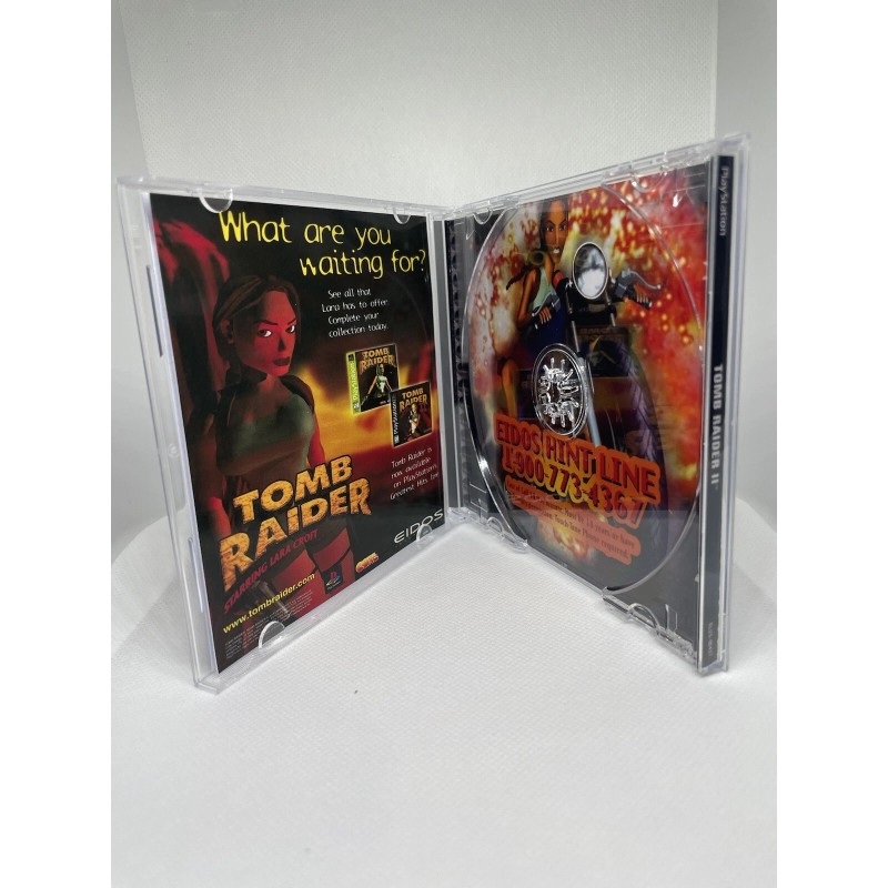 Tomb Raider II PS1 Replacement Case - NO DISC -