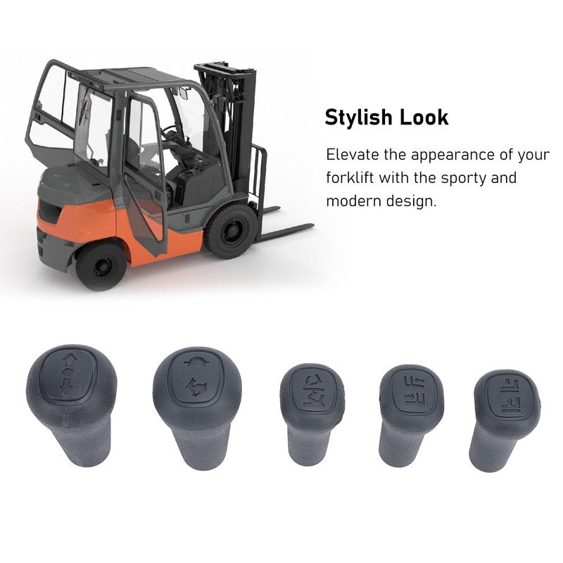 Aramox Forklift Leverage Lever Knob, Replaceable Handle Shift, for Forklift