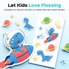 COSLUS Portable Water Flosser for Kids: 4 Gentle Modes for