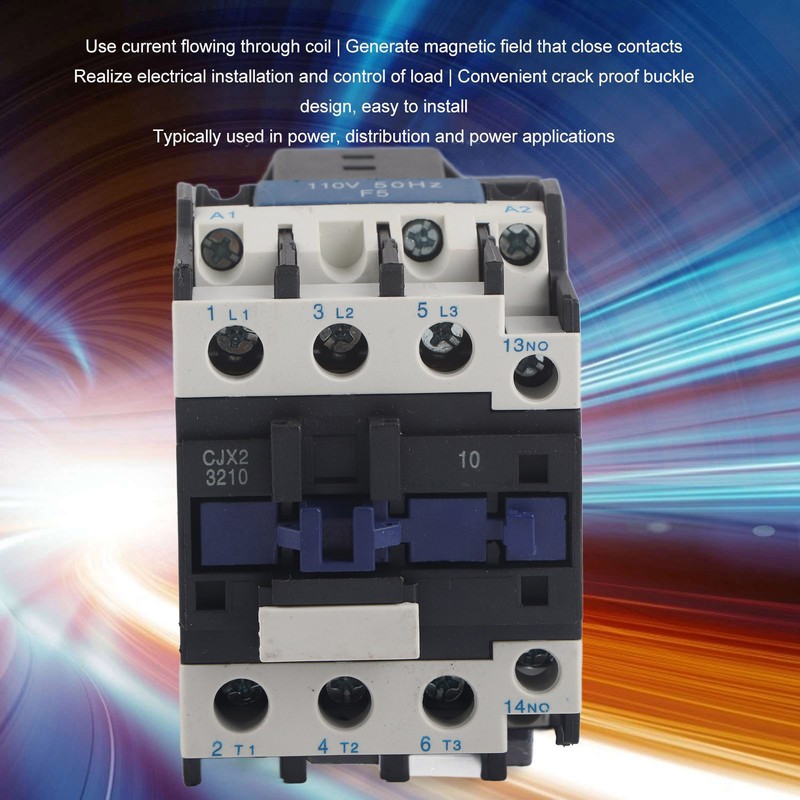 AC Contactor Coil Normally Open for Motor Power Supply Controls