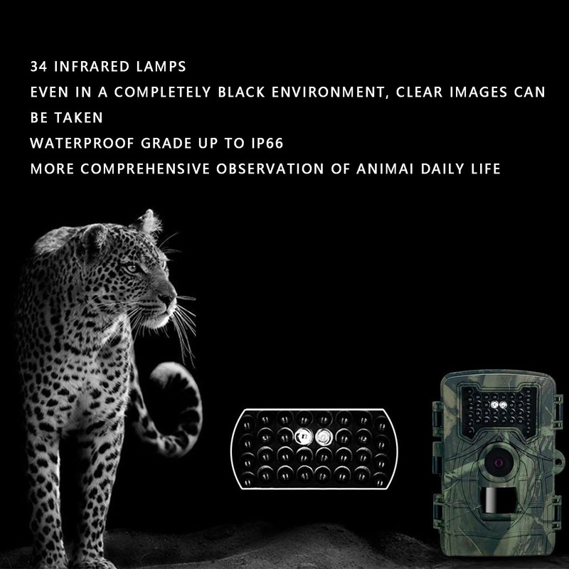 PR2000 Trail Hunting Camera Waterproof IP66 Infrared Induction Wildlife Trail
