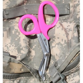 Pink - Set of 2 pcs Pink EMT First Responder 7.5" Shears + Pink Pen Light - Ideal for All Types of Emergency