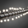 Konstsmide LED Globelichterkette, große runde Dioden, 80 warm weiße Dioden,