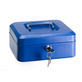 Arregui Elegant   Box with Tray (Steel), blue, C9225