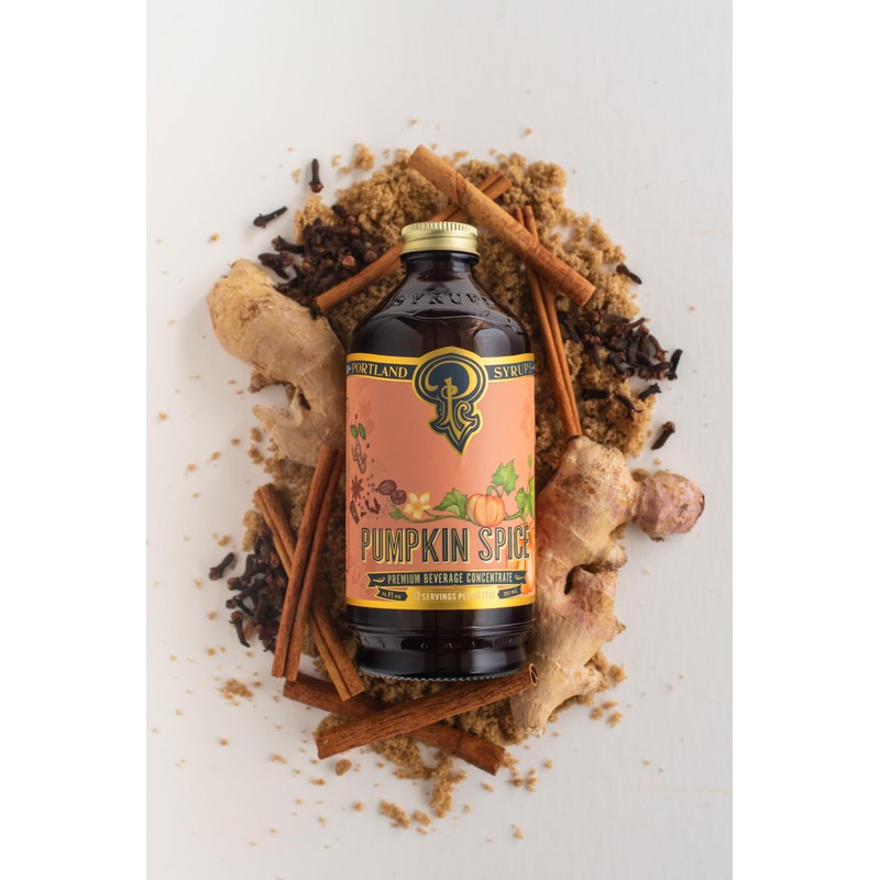Portland Syrups Pumpkin Spice - Drink Mix for Exceptional Cocktails,