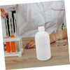 Ipetboom 2pcs Plastic Narrow Mouth Reagent Bottles Graduated Liquid Storage