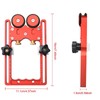 TOURACE Table Saw Thin Rip Table Saw Jig, Bow Featherboard
