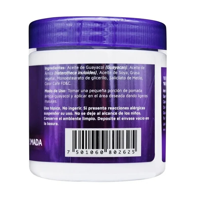 Pomada Árnica Y Guayacol Vidanat 125g Piernas Humectadas