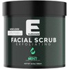 Exfoliante facial natural E Elegance de 9 oz con menta