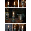 Campingmoon T-1D15 Camping Gas Lantern with Empty Tank Wooden Lantern