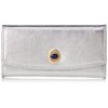 Hazel Long Wallet, Natural Stone, Long Wallet, Silver