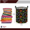 ESSME Kids Laundry Basket,Kids Hamper Collapsible Canvas Waterproof Storage Bin