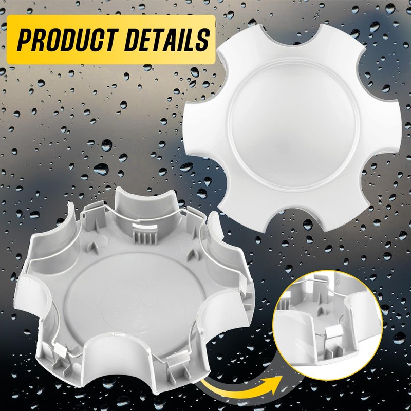 DewFlew 1Pc Wheel Center Caps for Chevy 2000-2004 Corvette Z06