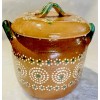 Olla de Barro con tapa Terracota Bean Soup Pot with