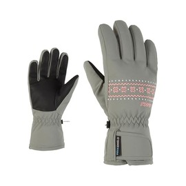 Ziener Children's LAILLA Ski Gloves / Winter Sports | Waterproof, PFC Free, Green Mud, 6.5