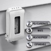 TAYMAC ML500W Single-Gang Mount 16-in-1 Flat Nonmetallic Weatherproof Vertical/Horizontal, 1-Pack,