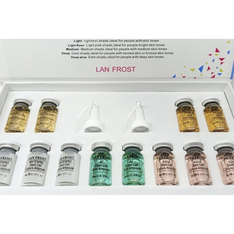MesoWhite Bb Glow Booster Kit Con 12 Frascos 7ml Serums