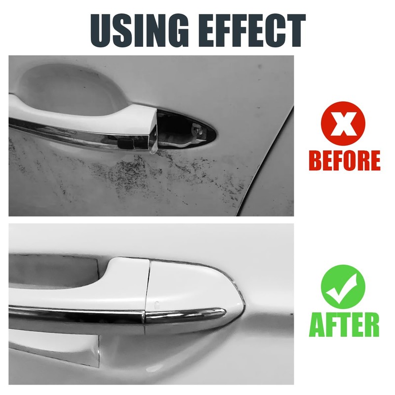 Jerbor Front Left Driver Exterior Door Handle Lock Bezel Cover