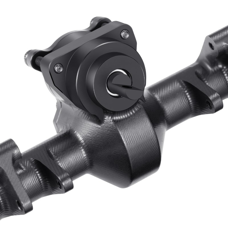 RCLIONS Aluminum Front&Rear Axles Complete Set for Axial SCX24 Deadbolt