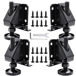 4 PCS Nivelador Para Muebles,Nivelador de Pie Ajustables De Servicio Pesado,Patas De Mesa De Muebles con Almohadillas Deslizantes AntivibracióN para M