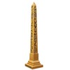 NileCart Egyptian Obelisk 10 in Resin Collectible Figure Handmade in