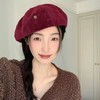 CSILOVEE Beret Hat, Women's Hat, Stylish, Simple, Octagonal, Hair, Warm,