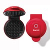Starfrit Electric Mini Waffle Maker 4" Non-Stick Cooking Surface Easy