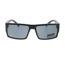 Locs OG Sunglasses Mens Square Rectangular Matte Black Frame UV 400