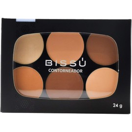 Bissú, Paleta De Contorneadores En Polvo, Bronzer, Contour, Iluminador - 24 G (02)