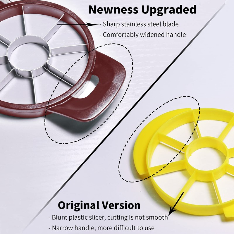 Newness Pineapple Corer and Slicer Tool, Robust Pineapple Core Remover