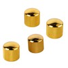 4Pcs Guitar Knob Metal Volume Tone Dome Control Knob Musical