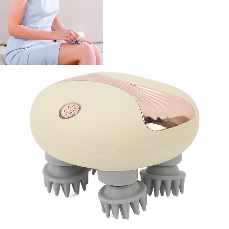 Electric Scalp Massagers 900MAH Light Orange Deep Massage Scalp Stress