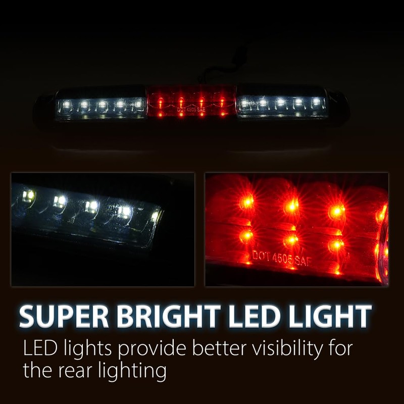 G-PLUS Third 3rd Led Brake Light Rear Cargo Lamp Compatible