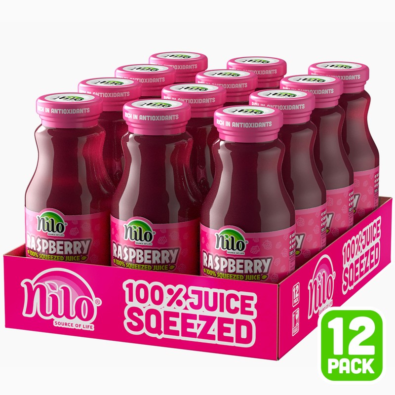 NILO Raspberry Juice | 100% Squeezed Raspberry Frambuesa | NO