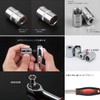 12 PCS Socket Wrench Set, Insertion Angle 0.25 inch (6.35
