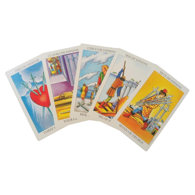 ANUFER 78Pcs/Set Tarot Cards Deck Board Future Telling Divination Game