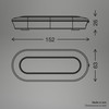 BRILONER - LED Cabinet Lighting, No Drilling and Power Connection,