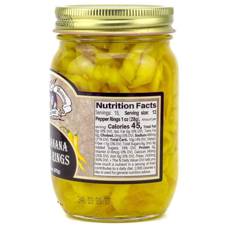 Amish Wedding Mild Banana Peppers (2 Jars)